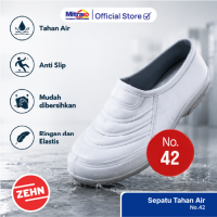 Sepatu Pelindung Kaki Safety Tahan Air Waterproof Nyaman Elastis Anti Slip No. 42 Zehn