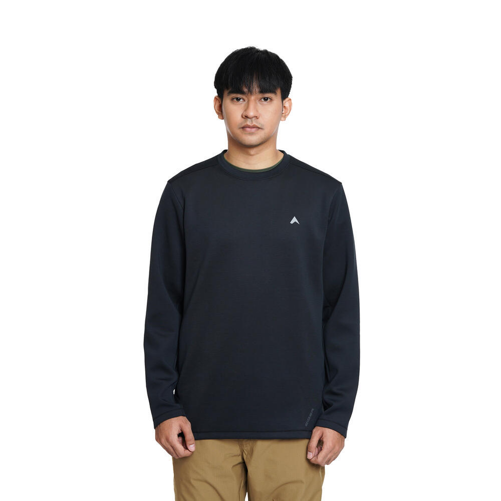 910009507 STRATO CREWNECK LS - BLK