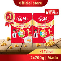 SGM Eksplor Isopro Soy 1+ Madu Susu Pertumbuhan 2x700gr - Untuk Usia ＞1 Tahun