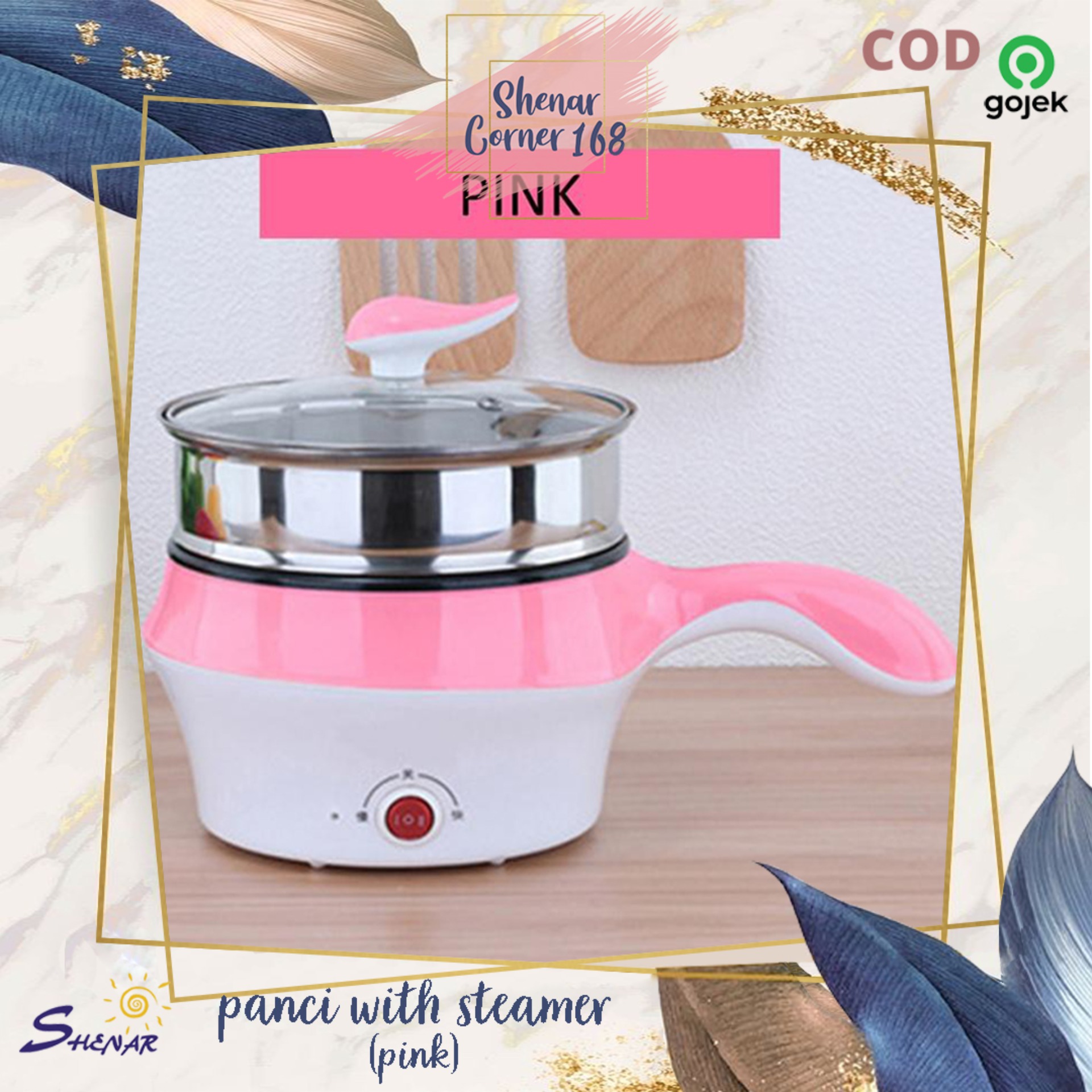 PANCI LISTRIK PANCI KUKUS ELEKTRIK / PANCI SERBAGUNA MULTIFUNGSI / FRYING PAN PORTABLE / PANCI LI...