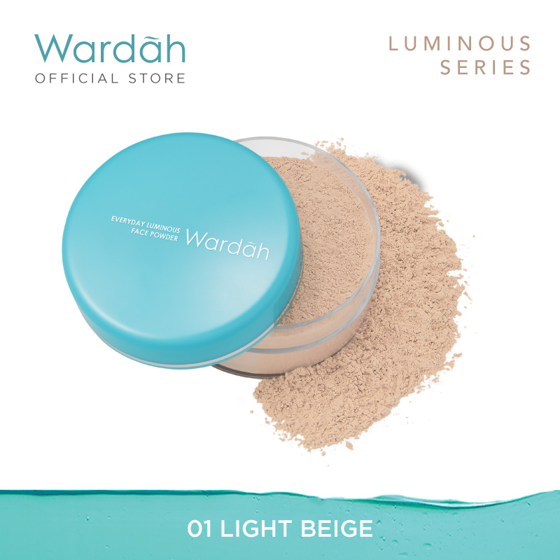 WARDAH Everyday Luminous Face Powder 30 g - Bedak Tabur Yang Halus Natural Ringan dan Melembabkan...
