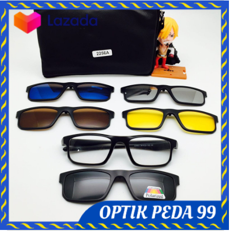 Kacamata Clip On - Kacamata Minus 5 Lensa Sunglass 2256 kacamata minus pria murah kacamata kotak 5 lensa multifungsi kacamata clip on – kacamata minus 5 lensa sunglass 2256 kacamata minus pria kacamata kotak 5 lensa multifungsi