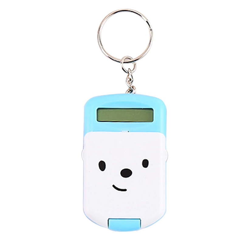 Kalkulator Mini Gantungan Kunci Lucu Calculator 8 Digit Karakter