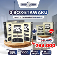 PAKET 3 BOX ETAWAKU PLATINUM - Susu Kambing Etawa Mengatasi Masalah Pernapasan Sesak Napas Asma Etawanew