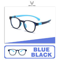 Gentle Fawn Kacamata Anak/Remaja Antiradiasi Blueray Sinar Biru Bahan Tr90 Style Kotak Keren Laki-laki Dan Perempuan Keren 8812