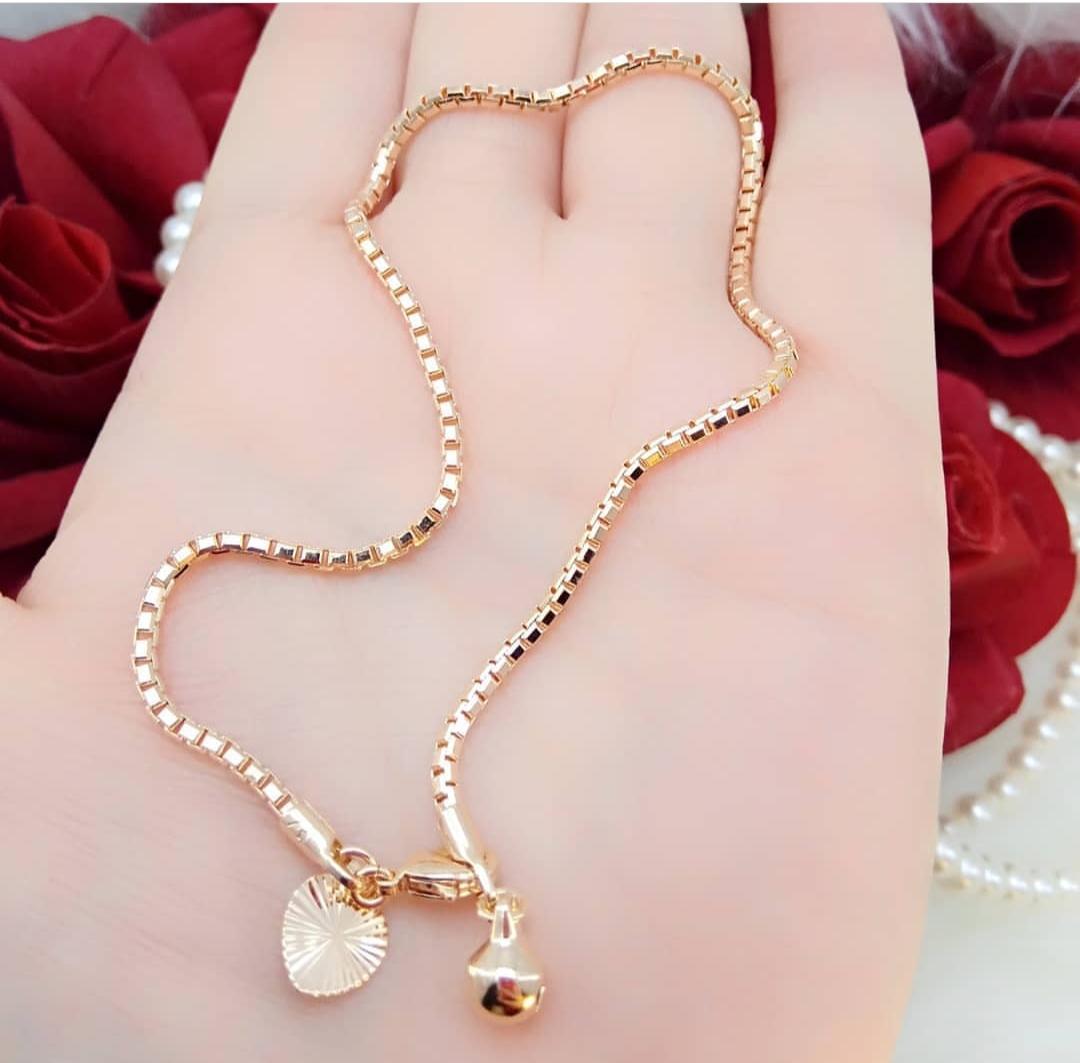 Gelang Kaki Motif Milano Xuping gelang kaki motif milano xuping
