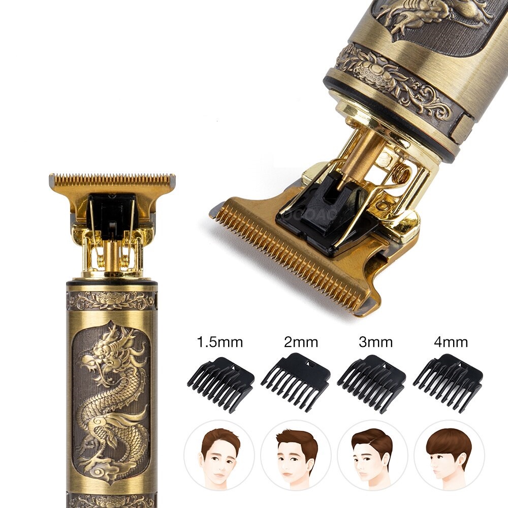 K2 Alat Cukur Dragon Ukir Rambut Clipper Trimmer Carving Hair Tato Alat Cukur Rambut Kumis Jenggo...