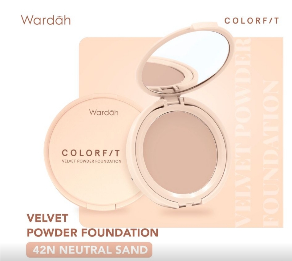 Wardah Colorfit Velvet powder Foundation