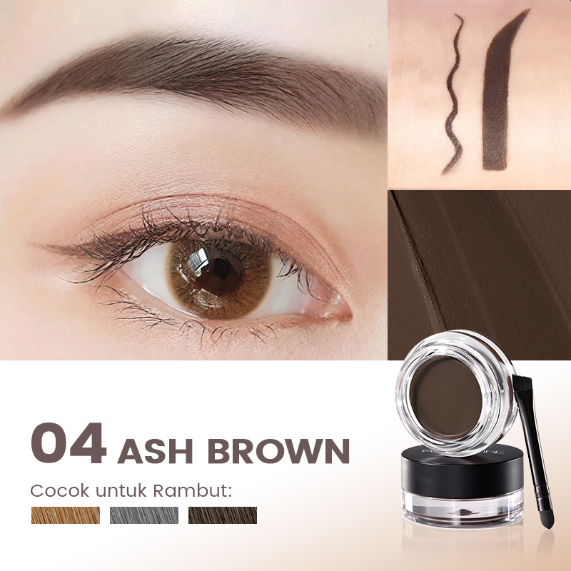 FOCALLURE  Eyebrow Gel Longlasting Smooth Cream 5 Warnas