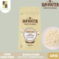 Van Houten Professional Chocolate Compound Coin 1kg / Intense Dark Compound / Milk Compound / White Compound / Coin / Chocolate Buttons / Cokelat / Coklat