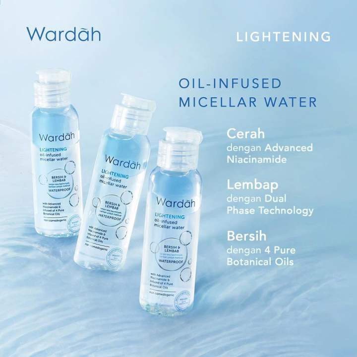 Wardah Lightening Oil Infused Micellar Water 100 ml