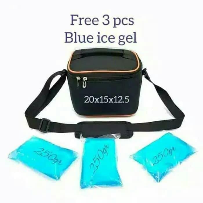 Promo Paket Murah COOLER BAG CELLO - Tas Asi Mini CELLO + 3 ICE GEL - Paket Tas Asi Murah