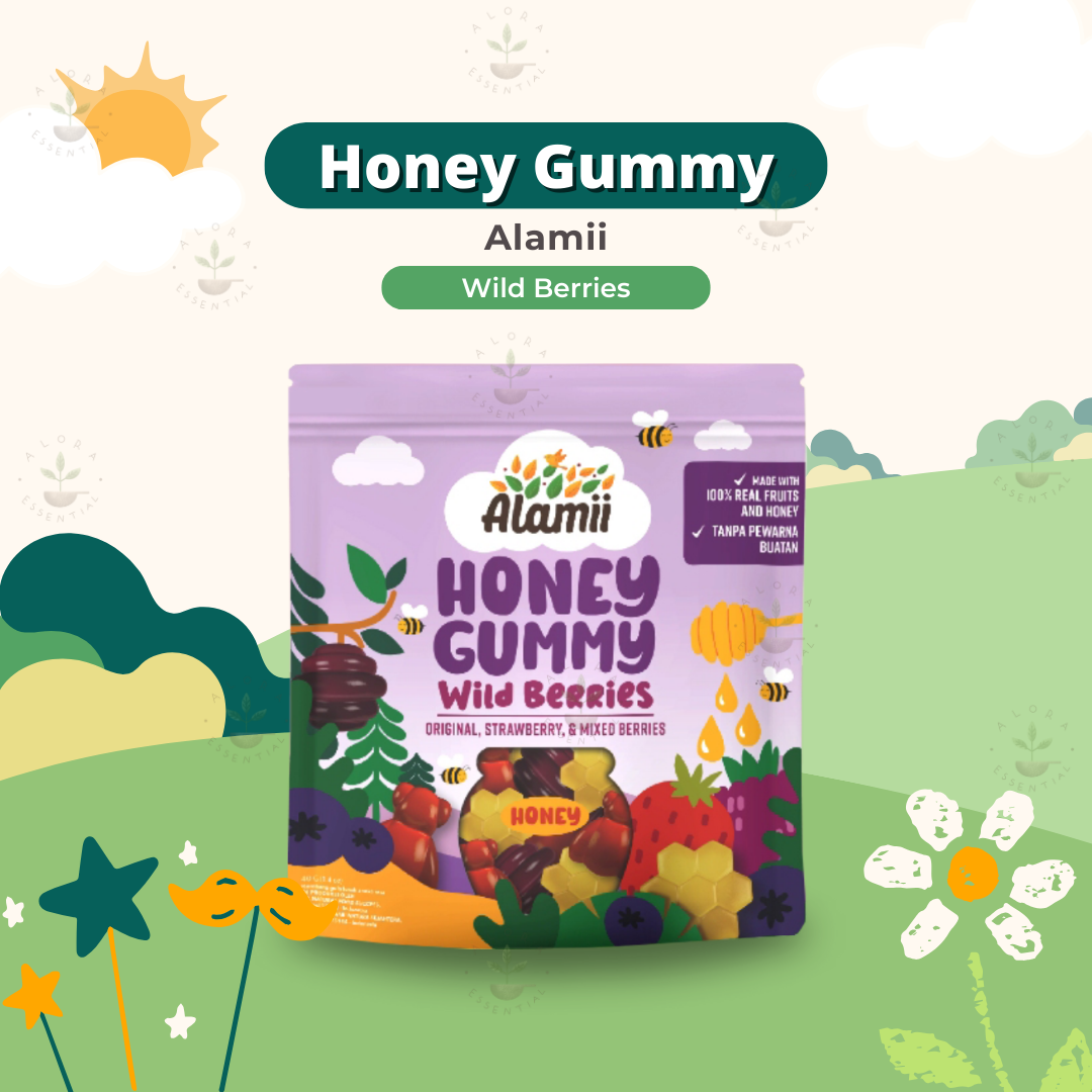 Alamii Honey Gummy 40 gram - Snack Anak - Cemilan Anak
