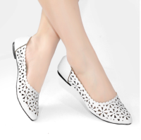 plat shoes laser wanita terbaru MC 01