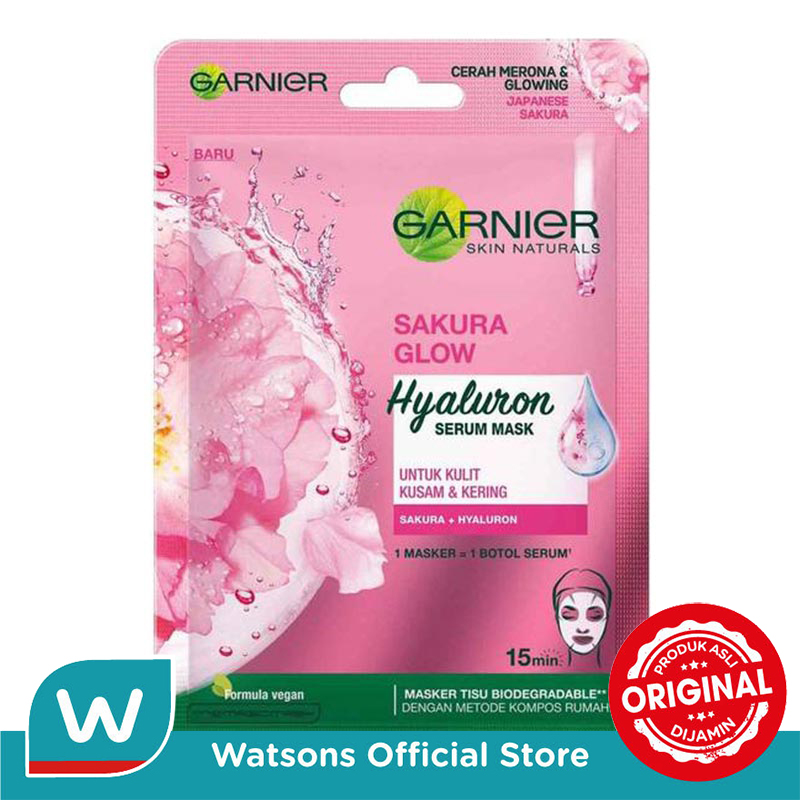 GARNIER Hyaluron Serum Mask Sakura Glow 1s