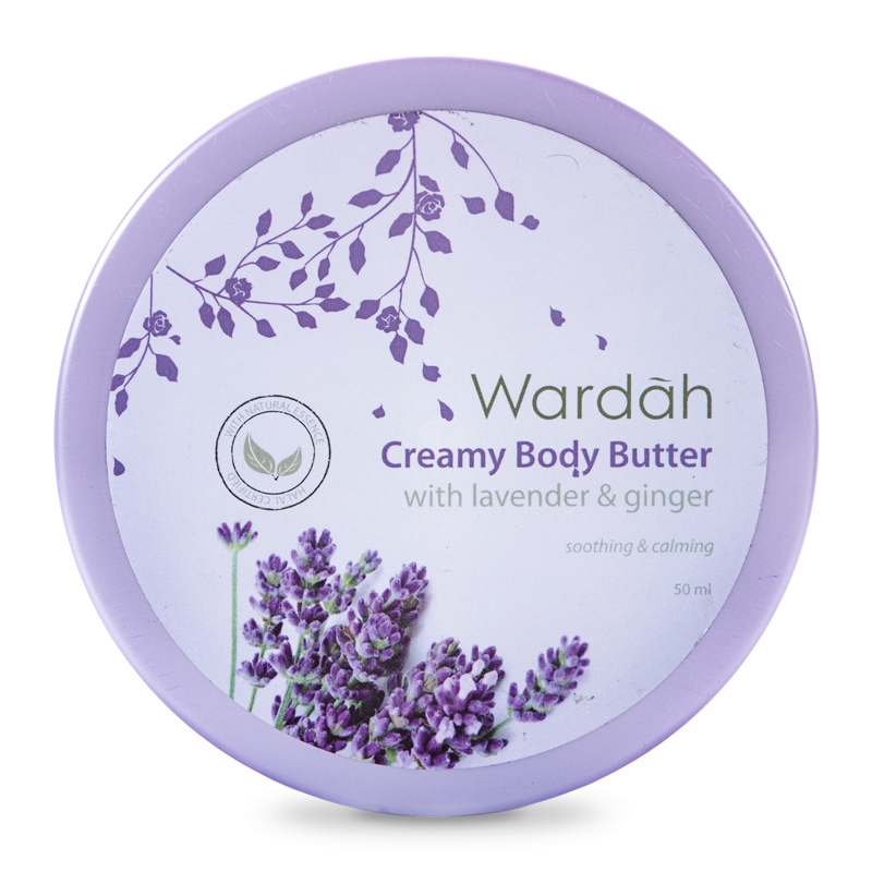 Wardah Body Butter Lavender and Ginger 50 ml / 150 ml / Lavender dan Jahe/ Losion Perawatan Kulit