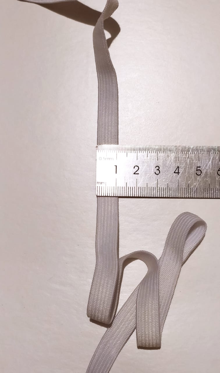 Karet kolor / Karet Elastis 1cm per 10 meter / Karet pipih 1cm / Karet 1 cm