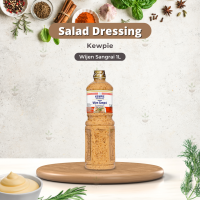 Kewpie Salad Dressing 1 liter - Saus Siram Wijen Sangrai Thousand Island Caesar Tomat Pedas 1 Liter - Kewpie Mayonaise Caesar Salad Dressing