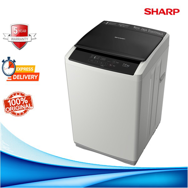 Mesin Cuci 1 Tabung SHARP ESM 7000 PGG 7 KG Quick Wash Zero Pressure