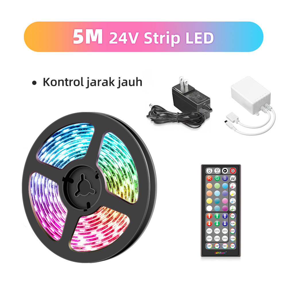 3535 lampu led Strip Light RGB lampu led kamar tidur Remote Lampu Rgb Kamar Lampu Led Strip Rgb Lampu Strip Lampu Led Murah Lampu Led Strip Sensor Musik