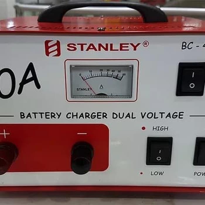 CHARGER ACCU STANLEY 40AMPER /CASAN AKI 40AMPER MERK STANLEY 12V-24V