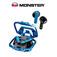 Original Monster XKT09 Wireless Bluetooth Gaming Earphones TWS Bass HIFI Surround Sound Metal mechanical Earbuds Wireless Bluetooth 5.2 Headset Subwoofer HIFI Surround Sound Headphones
