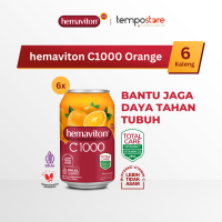 hemaviton Bundle Pack C1000 Orange Liquid 330mL per 6 Kaleng Vitamin C [Exp : 04.2027]