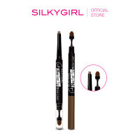 SILKYGIRL 24HR Flat Tip Brow Liner 02 Dark Brown