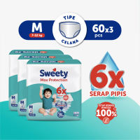 [Paket isi 3] Sweety Max Protection - Sweety Silver Upgrade M60 (7-12kg)