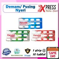 XPRESS ! Panadol / Extra / Cold and Flu Batuk Paracetamol Parasetamol Merah Hijau Biru Zk