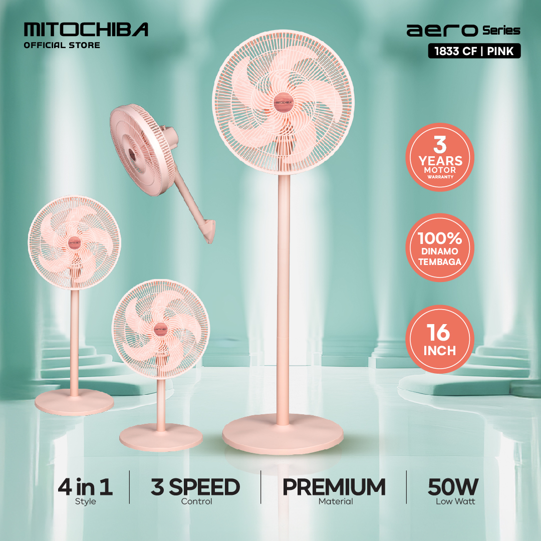 MITOCHIBA Kipas Angin 4 in 1 Aero Series16 Inch 1833CF