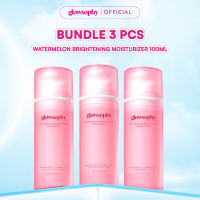 Glowsophy Bundle 3 Pcs Watermelon Brightening Moisturizer Niacinamide Mugwort Gel Day and Night Skincare 100 ml