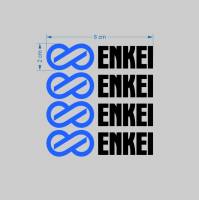 Stiker Velg Mobil Motor Enkei - Car Rims Decal Sticker