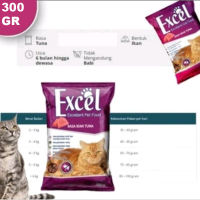 TERMURAH Excel Cat Food Makanan Kucing Murah Bentuk Donat Ikan Rasa Tuna Salmon Ayam Tuna