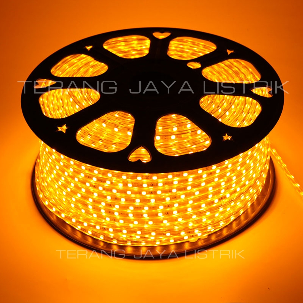 LAMPU LED STRIP METERAN 5050 AC 220VOLT WATERPROOF/ LAMPU SELANG OUTDOOR WATERPROOF