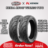 KENDA K6007 110/70-13 120/70-13 130/70-13 140/70-13 Ban Tubeless FREE PENTIL Motor ADV PCX160 NMAX AEROX