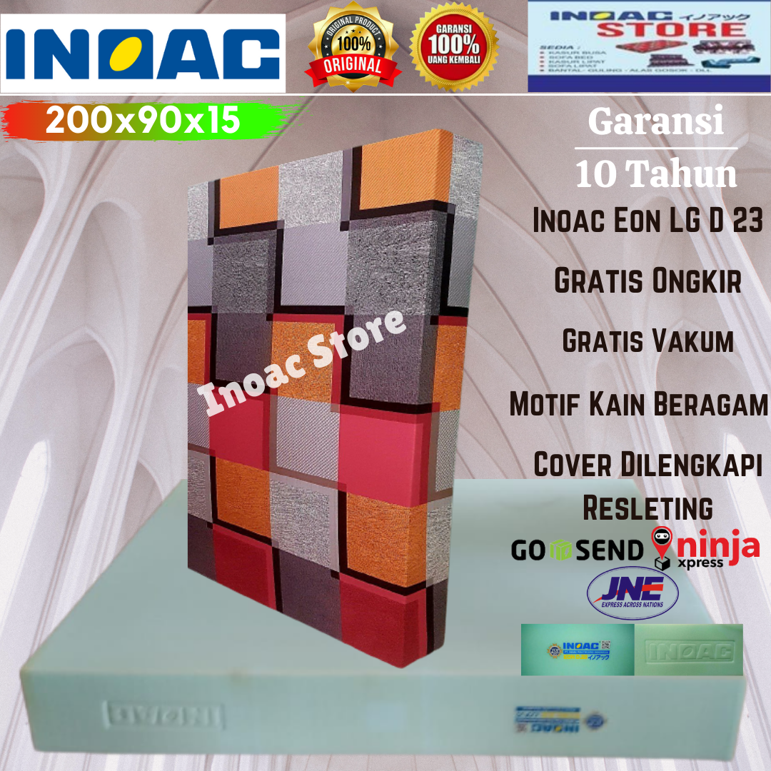 Kasur Busa INOAC EON LG D.23 Tebal 15 cm Murah Asli Original Garansi 10 Tahun Distributor Pt Inoac Polytechno Indonesia Inoac Store