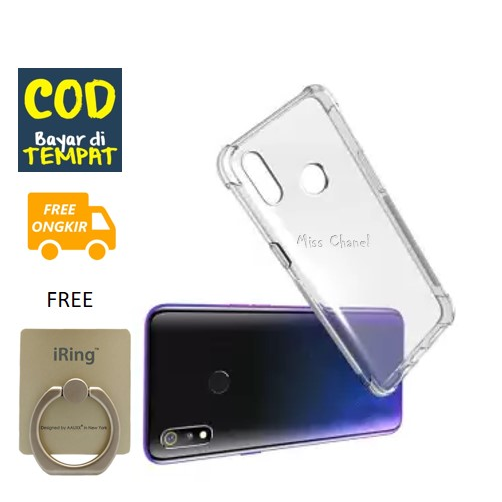 Anti crack softcase for REALME C3 Clear Softcase Bening Anti Shock ShockProof TPU Jelly Silicone Backcase Back Cover / Casing HP For REALME C3 - Bening FREE IRINGHP anti crack softcase for realme c3 clear softcase bening anti shock shockproof tpu jelly silicone backcase back cover / casing hp for realme c3 – bening free iringhp