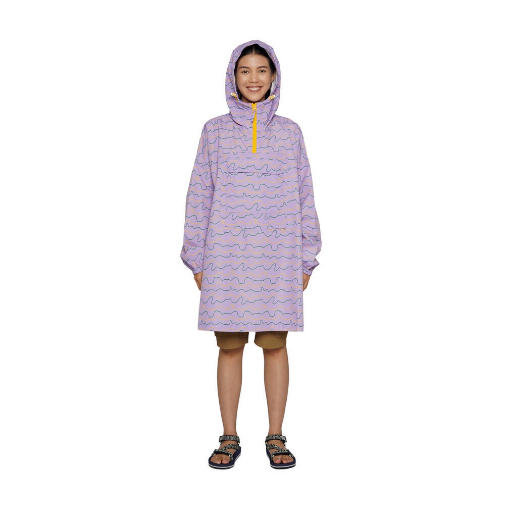 910009556 WS TRISHA PRINTED PONCHO - LIL