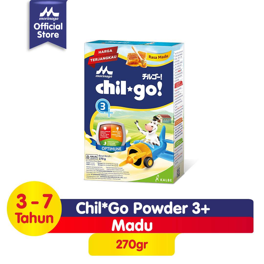 Morinaga Chil Go Powder 3+ Madu 270g