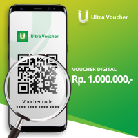 Voucher Digital Ultra Voucher Rp. 1.000.000 - Voucher Value