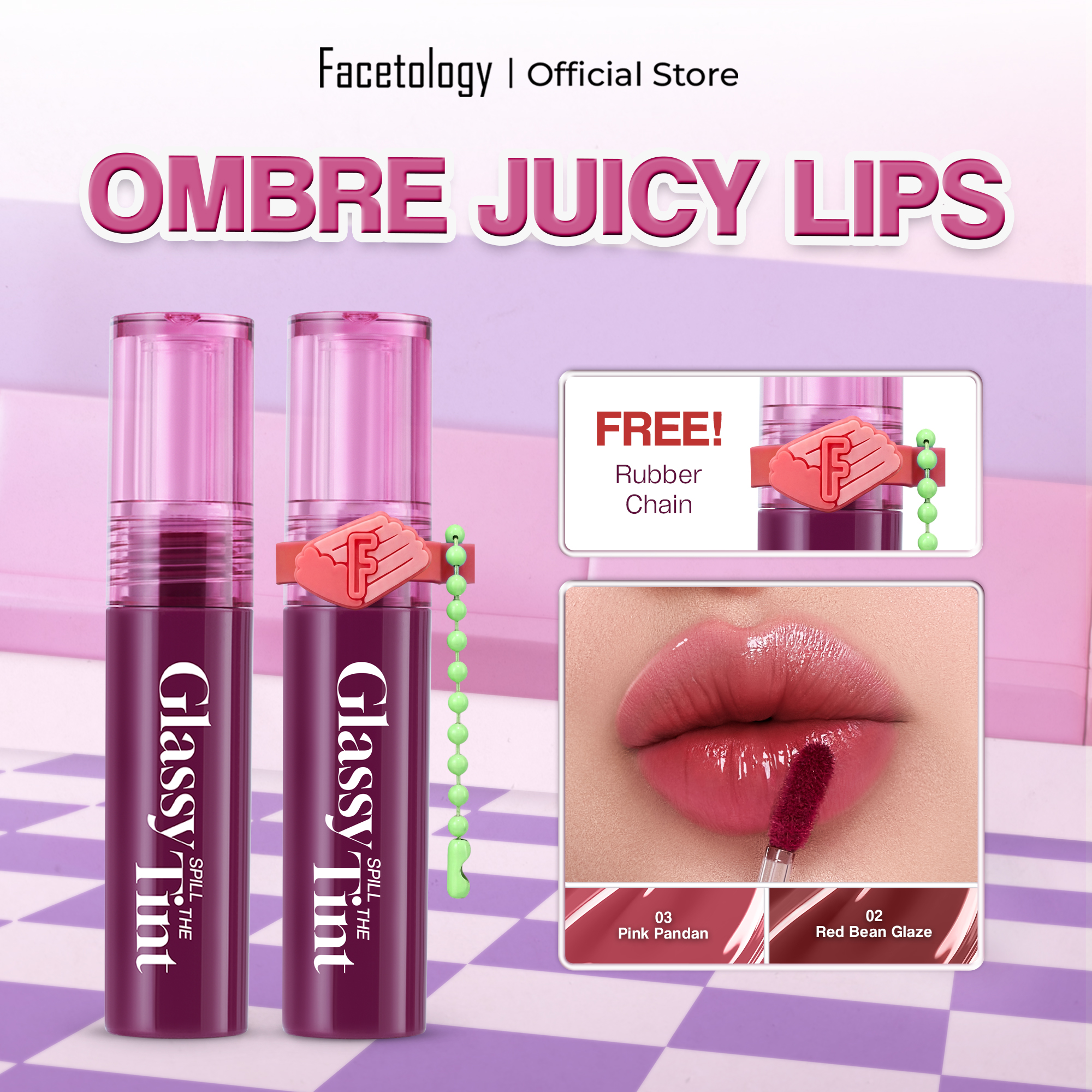 Facetology Glassy Spill The Tint 2 pcs [Twinpack]