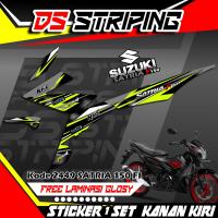 2449 Sticker Striping Motor SATRIA 150 FI Desain Garis Keren Terbaru