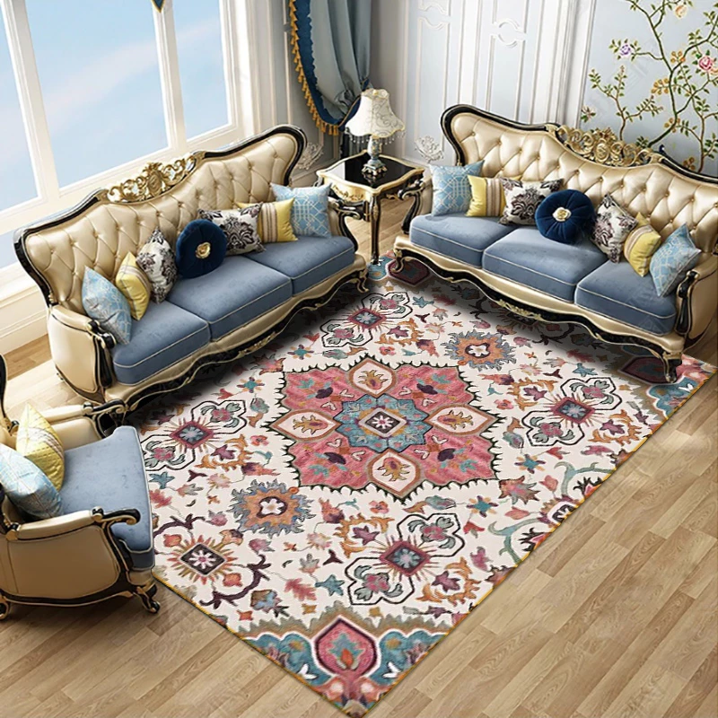 LOKAL - Karpet Lantai Ruang Tamu Karpet Eropa Karpet Aesthetic Anti Slip 150x200
