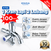 ONDA Kran Cabang 2 K-TUL 1/2 In Kran Kloset Keran Anti Bocor Kran Air Anti Karat Keran Mandi