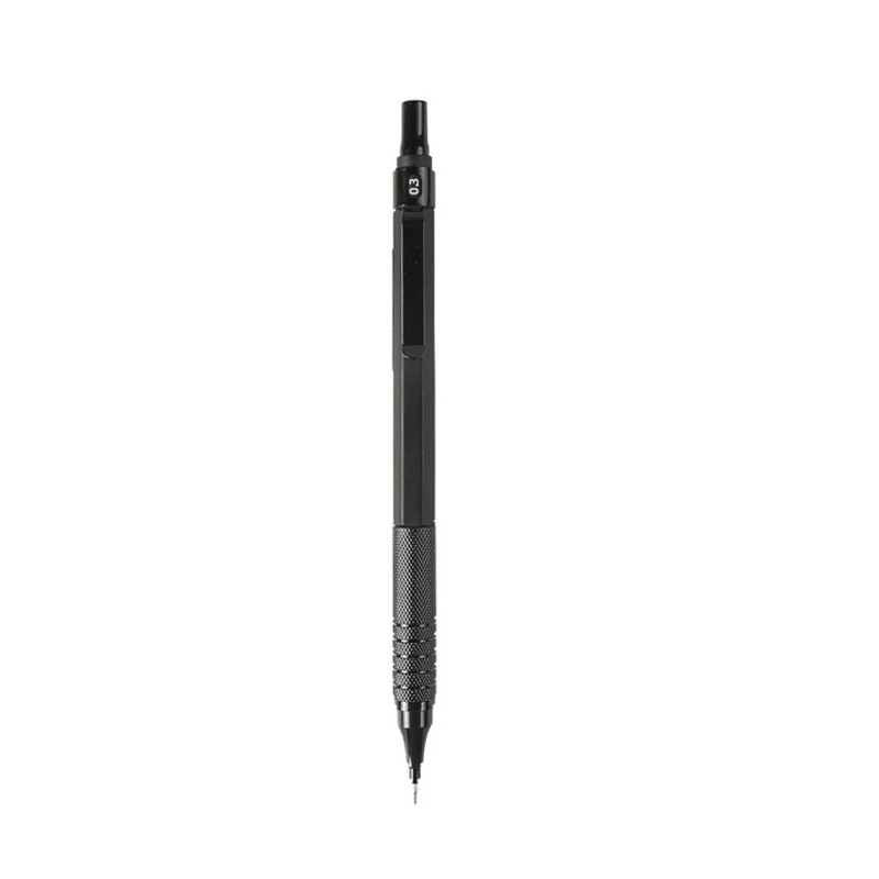 0.5 mm Pensil Mekanik Metal Mechanical Pencil Pusat Gravitasi Rendah Untuk Sekolah / Kantor