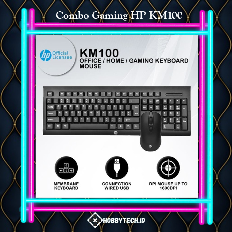 HP Combo Keyboard + Mouse Gaming KM100