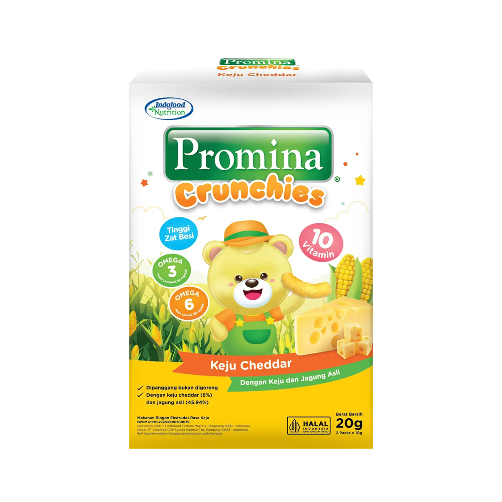 Promina Crunchies Keju Box 20gr