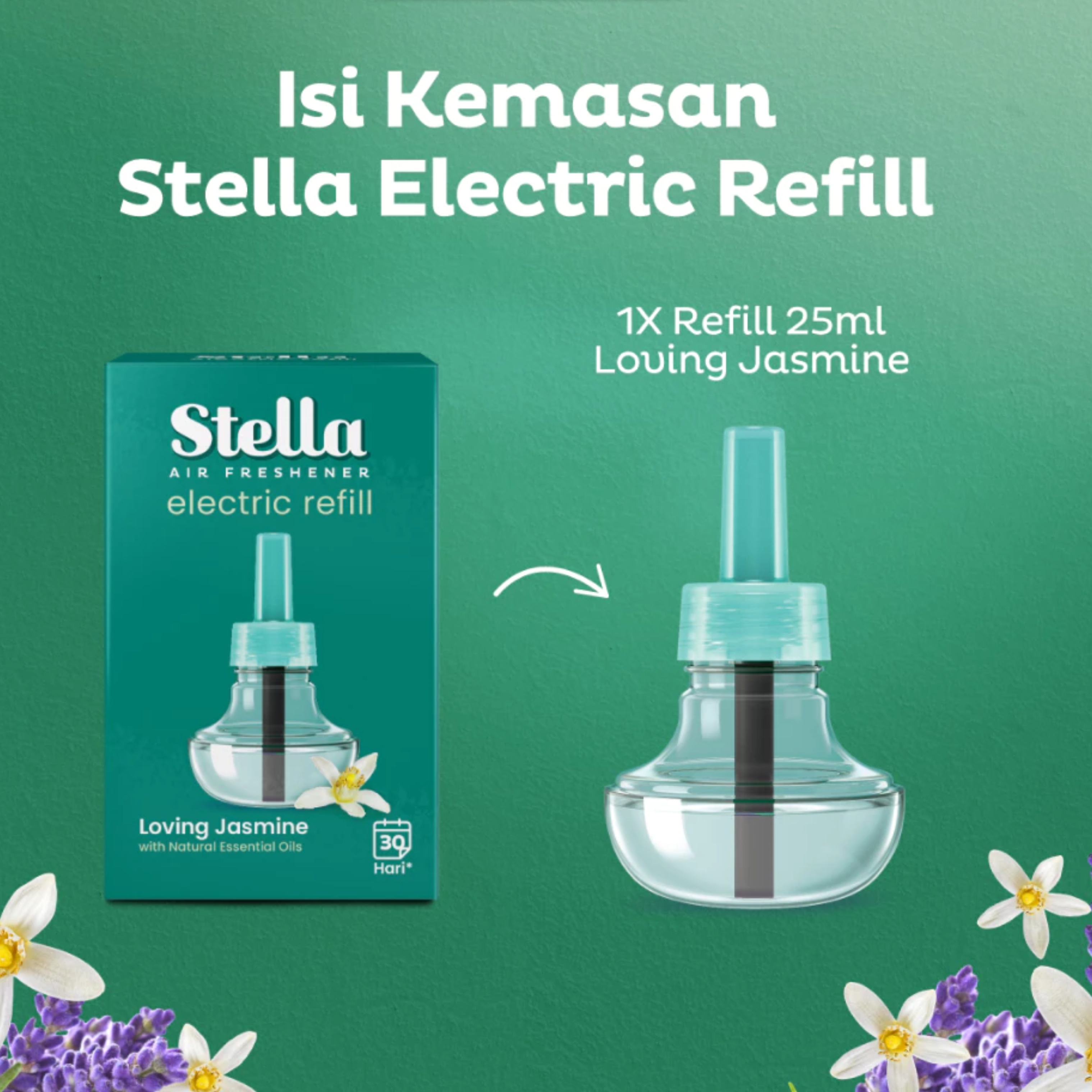 STELLA Air Freshener Electric Set + Refill - Pengharum Ruangan Elektrik