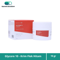 Glycore 10 Cream 10 Gr / Glycolic Acid 10% / Krim Flek Hitam / Bekas Jerawat